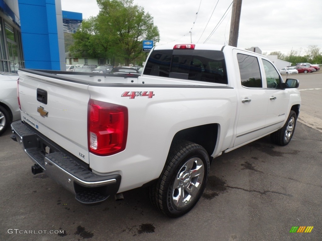 2018 Silverado 1500 LTZ Crew Cab 4x4 - Iridescent Pearl Tricoat / Cocoa Dune photo #5