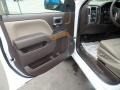 Cocoa Dune 2018 Chevrolet Silverado 1500 LTZ Crew Cab 4x4 Door Panel