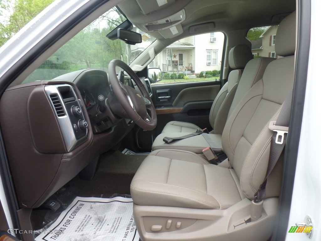 2018 Chevrolet Silverado 1500 LTZ Crew Cab 4x4 Front Seat Photo #127229394