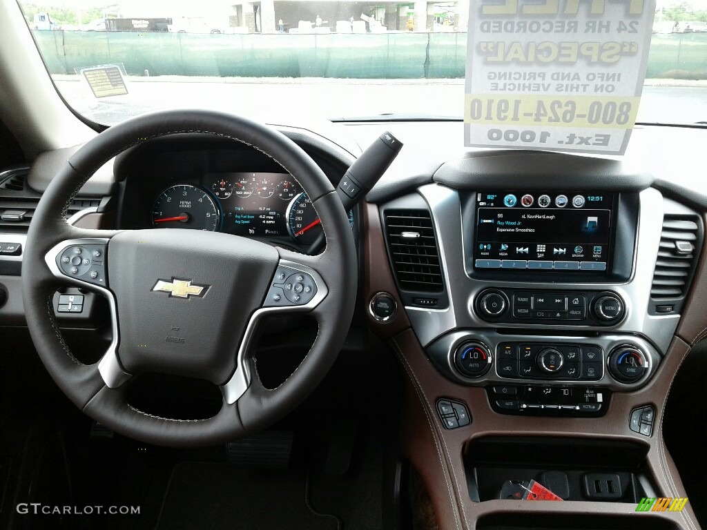 2018 Chevrolet Tahoe Premier Cocoa/­Mahogany Dashboard Photo #127229454