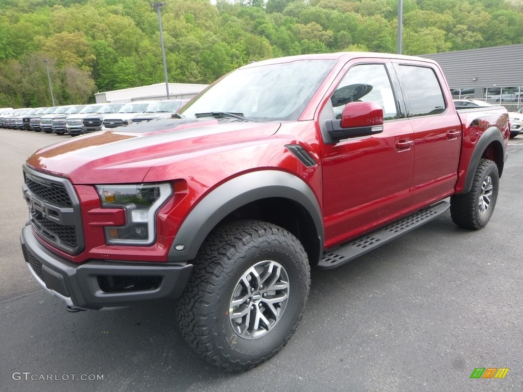 2018 F150 SVT Raptor SuperCrew 4x4 - Ruby Red / Raptor Black photo #5