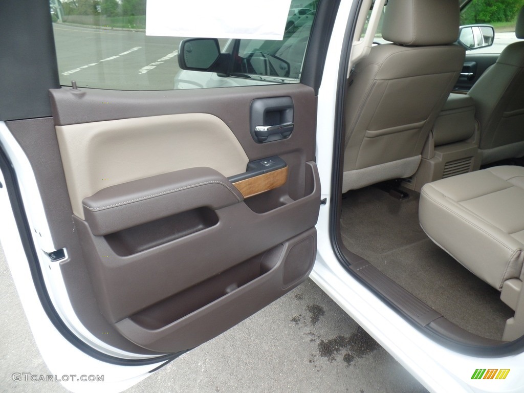 2018 Silverado 1500 LTZ Crew Cab 4x4 - Iridescent Pearl Tricoat / Cocoa Dune photo #43