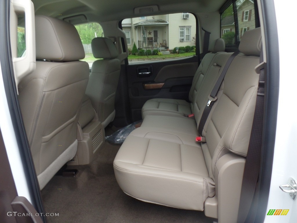 2018 Chevrolet Silverado 1500 LTZ Crew Cab 4x4 Rear Seat Photo #127229613