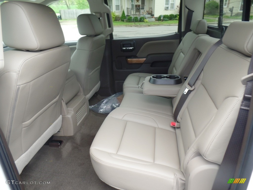 2018 Chevrolet Silverado 1500 LTZ Crew Cab 4x4 Rear Seat Photo #127229619