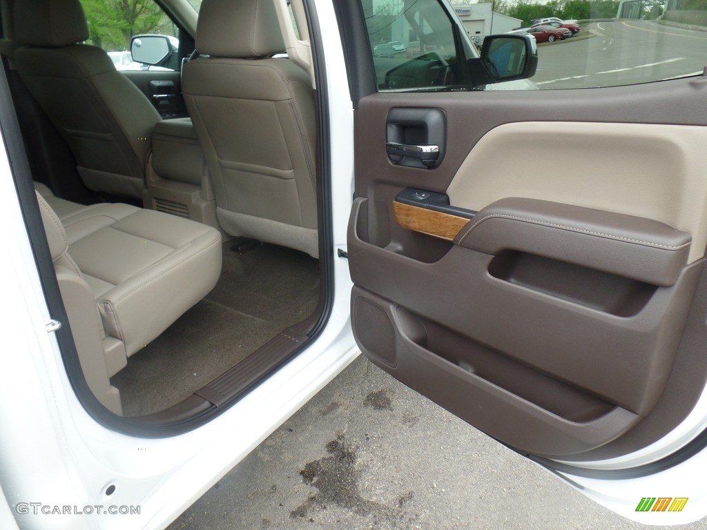 2018 Silverado 1500 LTZ Crew Cab 4x4 - Iridescent Pearl Tricoat / Cocoa Dune photo #47