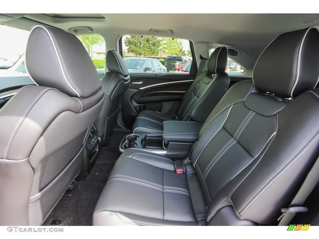 Ebony Interior 2018 Acura MDX Sport Hybrid SH-AWD Photo #127230285