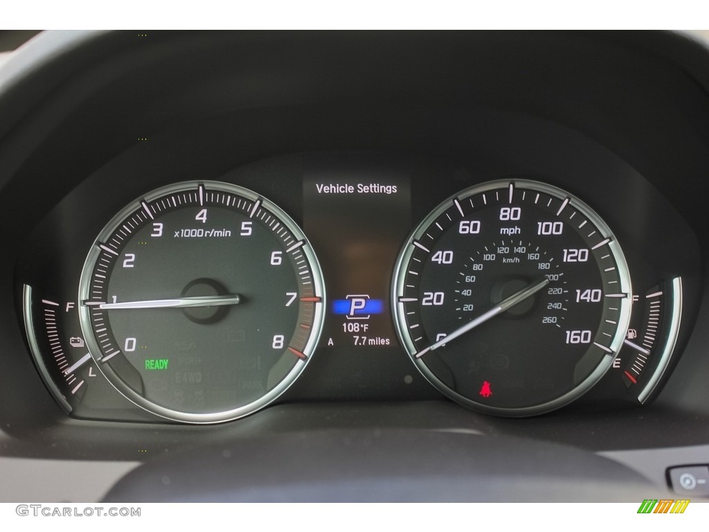 2018 Acura MDX Sport Hybrid SH-AWD Gauges Photo #127230420