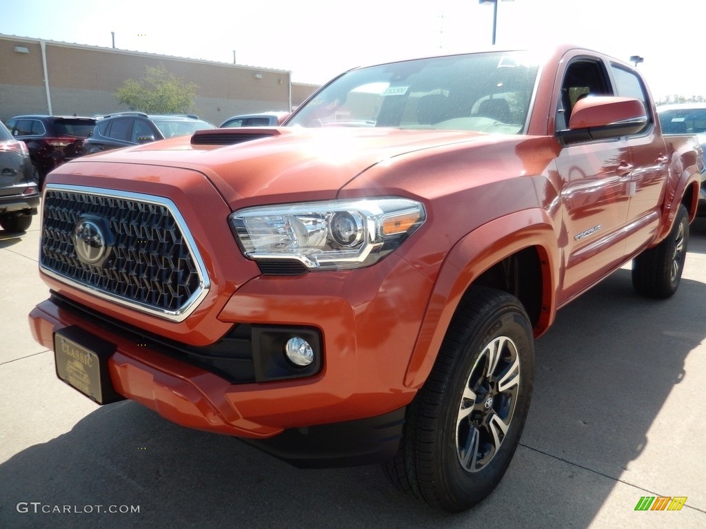 2018 Tacoma TRD Sport Double Cab 4x4 - Inferno / Graphite w/Gun Metal photo #1