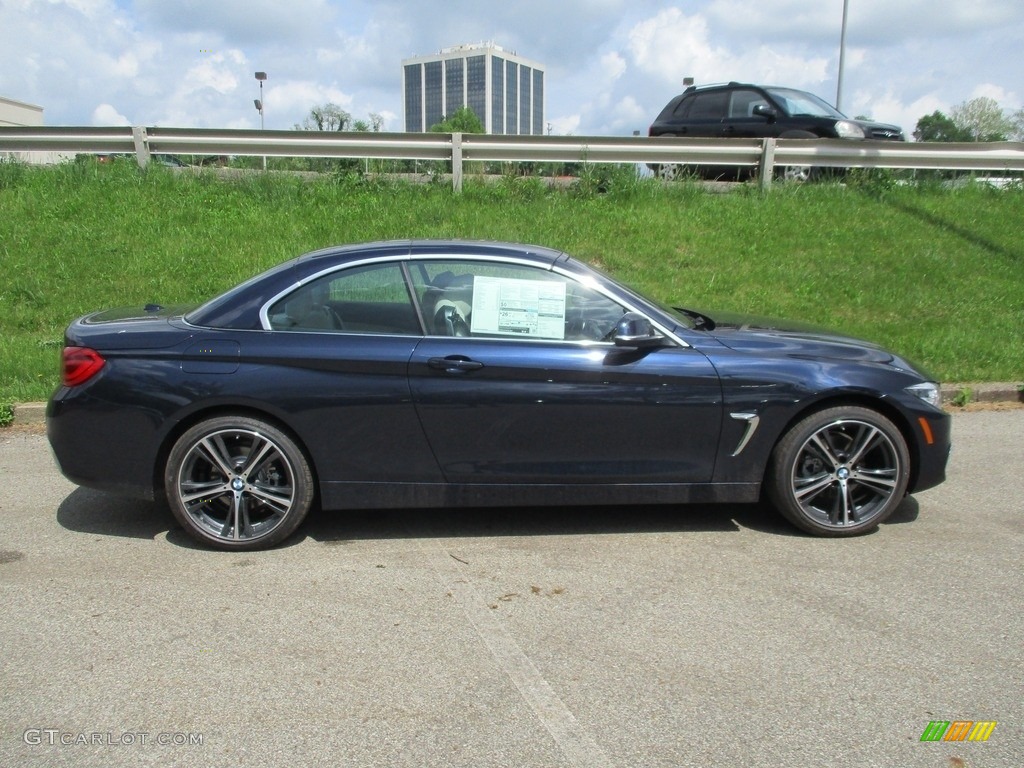 Imperial Blue Metallic 2019 BMW 4 Series 430i xDrive Convertible Exterior Photo #127231240