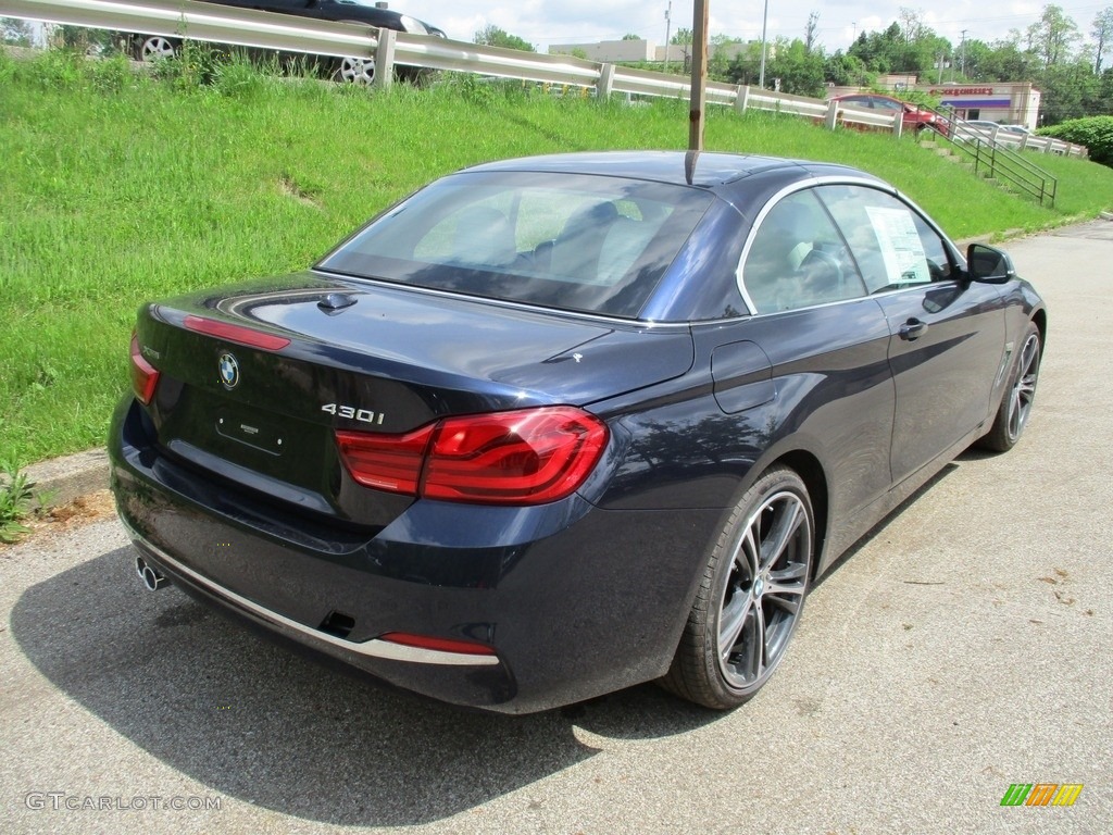 2019 4 Series 430i xDrive Convertible - Imperial Blue Metallic / Ivory White photo #3