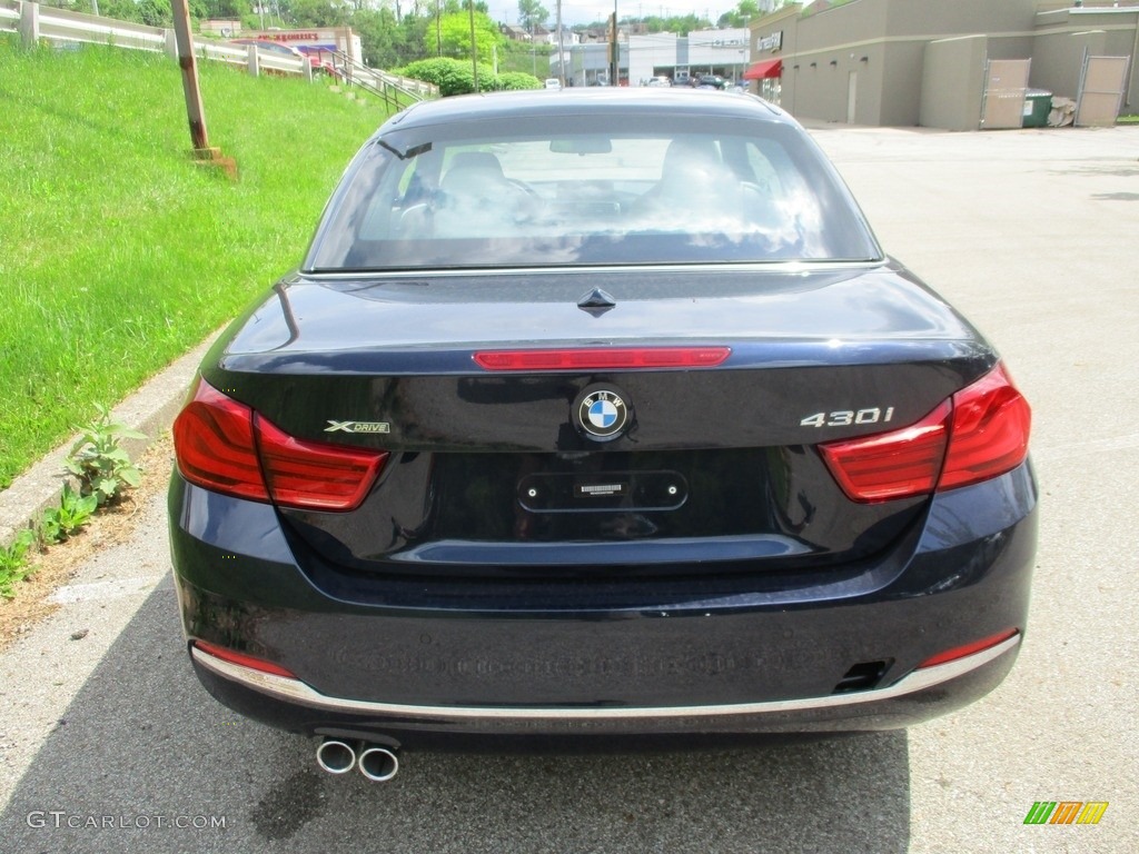 2019 4 Series 430i xDrive Convertible - Imperial Blue Metallic / Ivory White photo #4