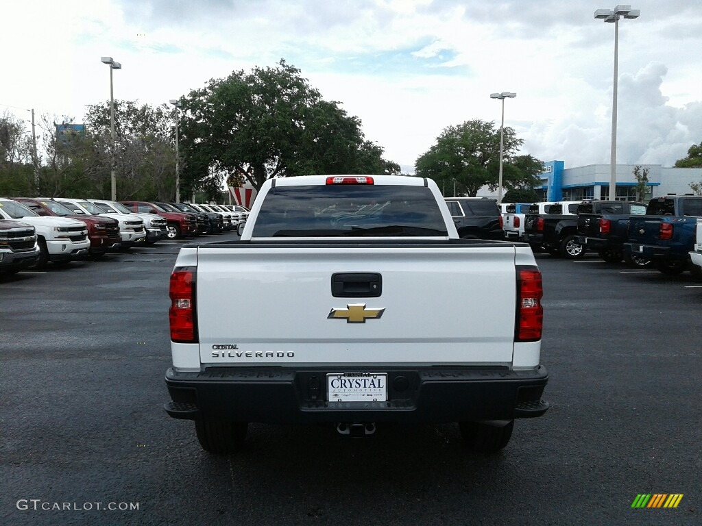 2018 Silverado 1500 WT Double Cab 4x4 - Summit White / Dark Ash/Jet Black photo #4