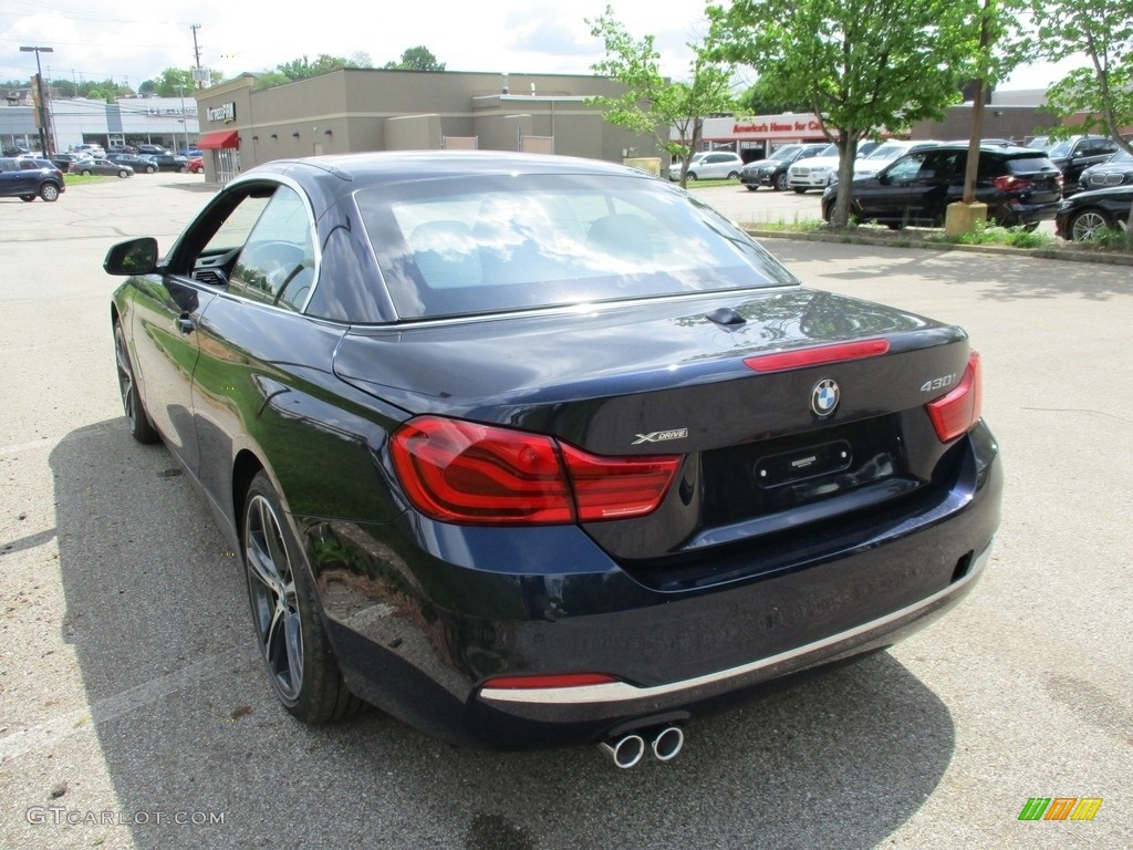 2019 4 Series 430i xDrive Convertible - Imperial Blue Metallic / Ivory White photo #5
