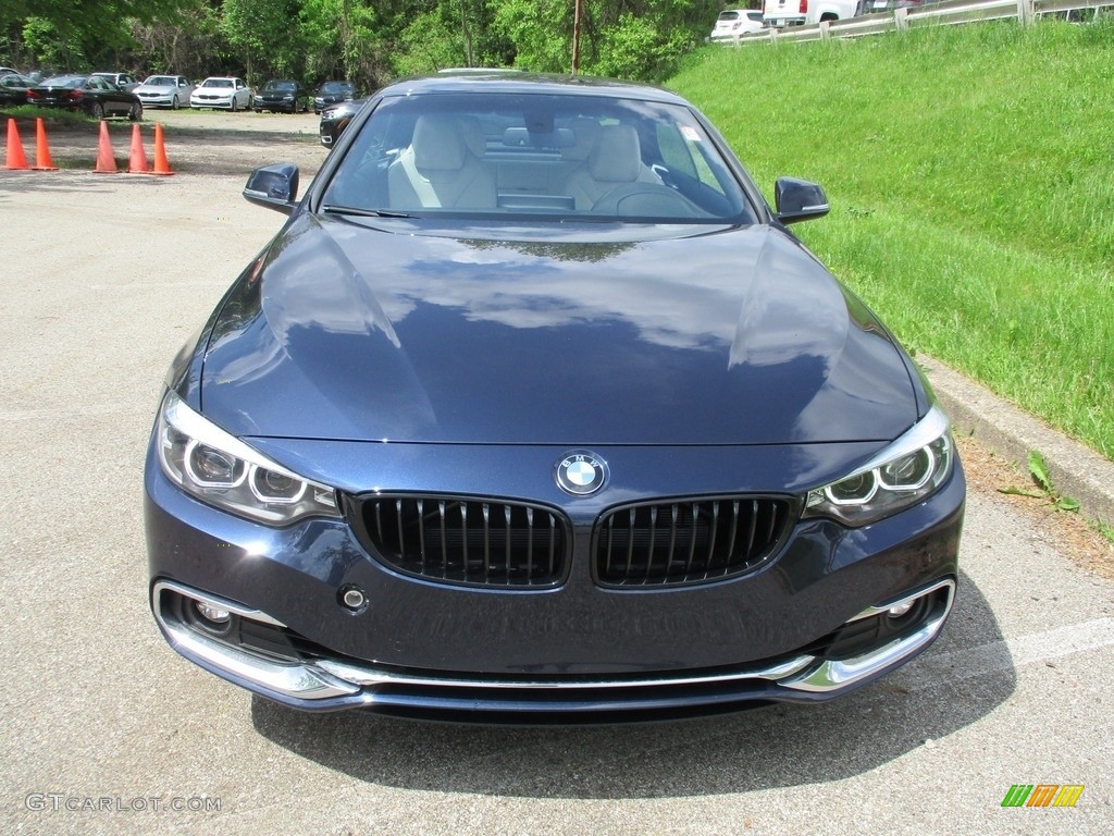 2019 4 Series 430i xDrive Convertible - Imperial Blue Metallic / Ivory White photo #8