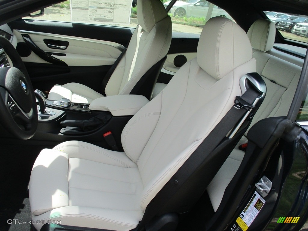 Ivory White Interior 2019 BMW 4 Series 430i xDrive Convertible Photo #127231493