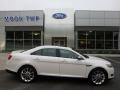 White Platinum 2017 Ford Taurus Limited AWD