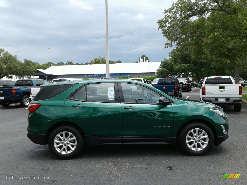 2018 Equinox LS - Ivy Metallic / Medium Ash Gray photo #6