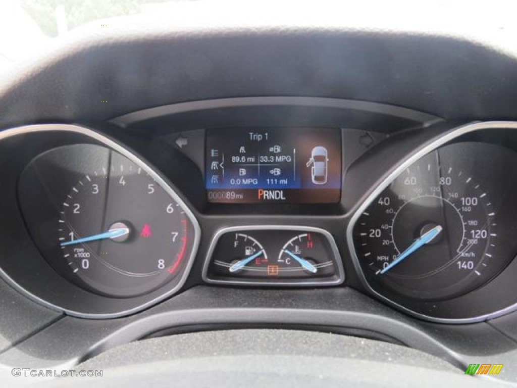 2018 Ford Focus S Sedan Gauges Photo #127232986