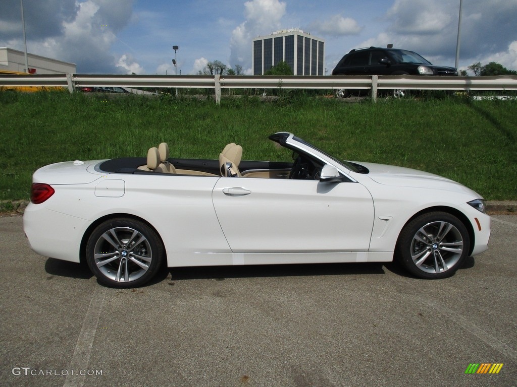 Alpine White 2019 BMW 4 Series 430i xDrive Convertible Exterior Photo #127233256