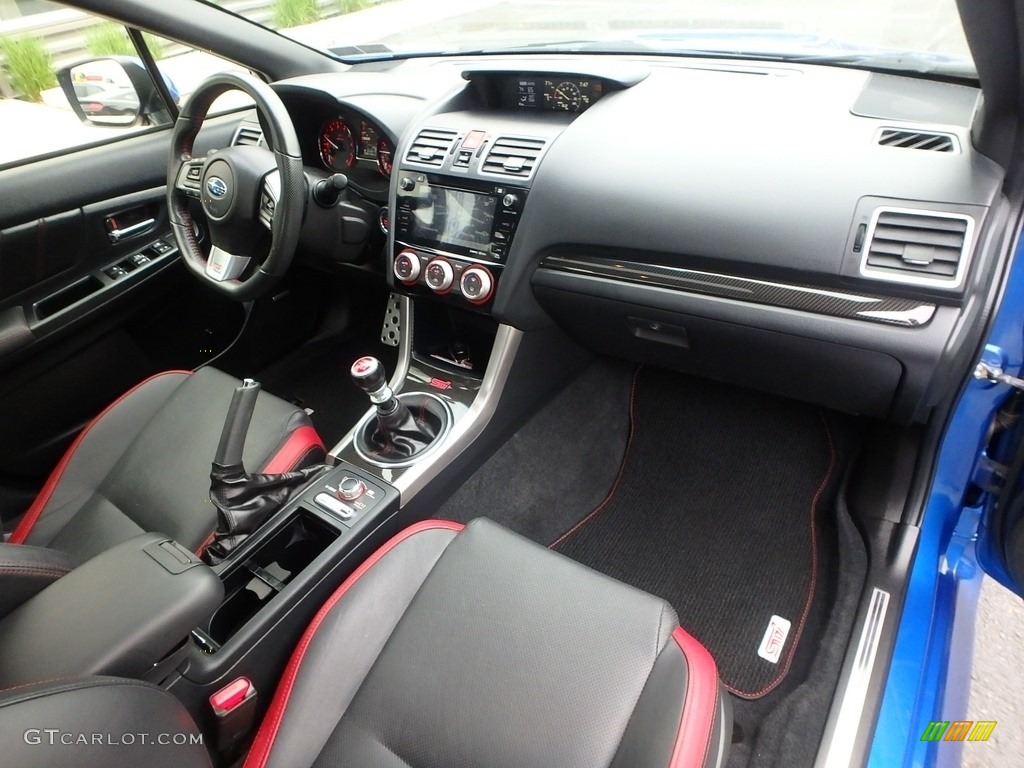Carbon Black Interior 2016 Subaru WRX STI Limited Photo #127233841