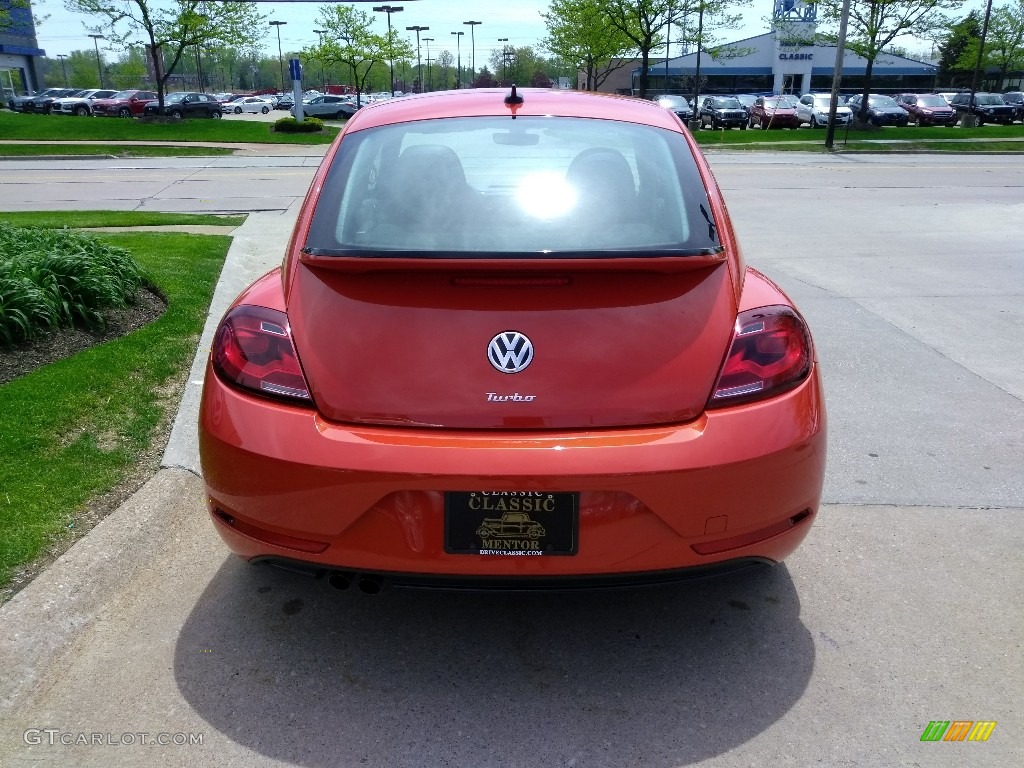 2018 Beetle S - Habanero Orange Metallic / Titan Black photo #5