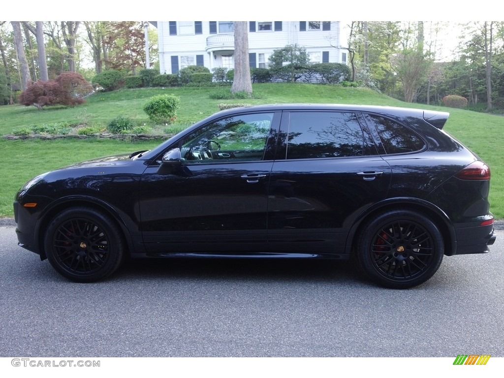 2018 Cayenne GTS - Moonlight Blue Metallic / Black photo #3