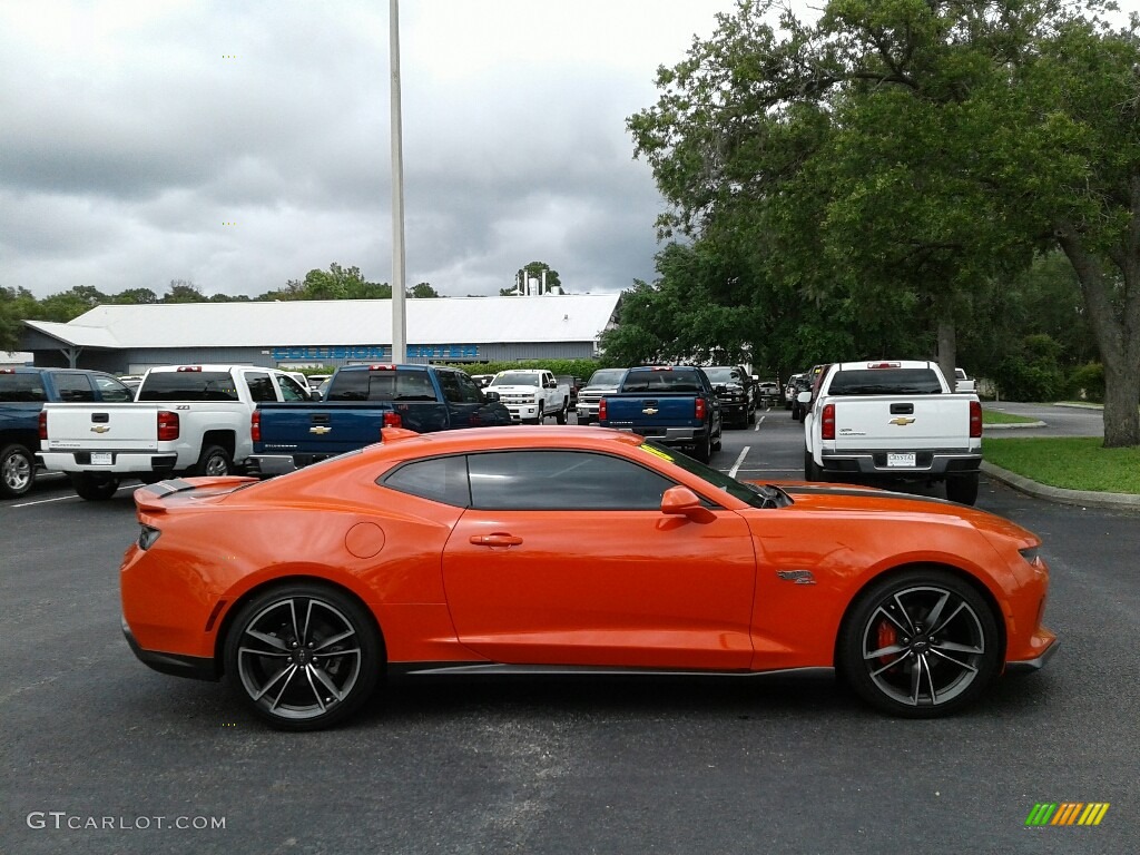 Crush (Orange) 2018 Chevrolet Camaro LT Coupe Hot Wheels Package Exterior Photo #127237753