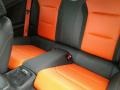 Jet Black/Orange Accents Rear Seat Photo for 2018 Chevrolet Camaro #127237855