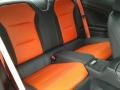 Jet Black/Orange Accents Rear Seat Photo for 2018 Chevrolet Camaro #127237888