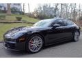 Jet Black Metallic 2017 Porsche Panamera Turbo