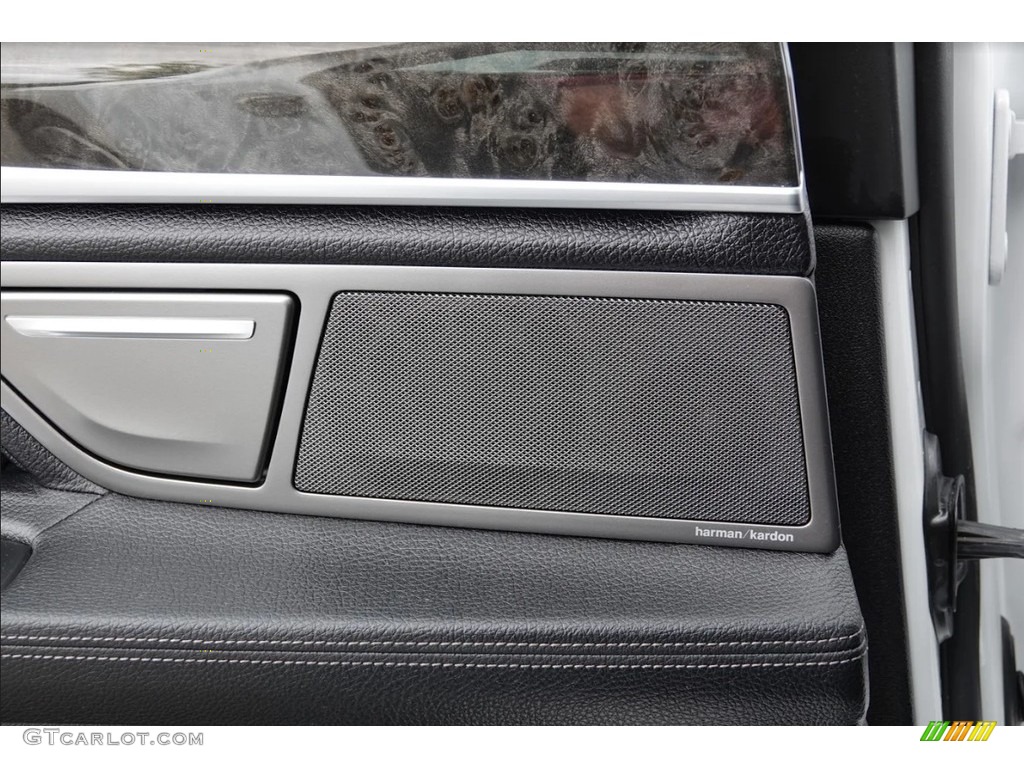 2017 7 Series 740e iPerformance xDrive Sedan - Mineral White Metallic / Black photo #10