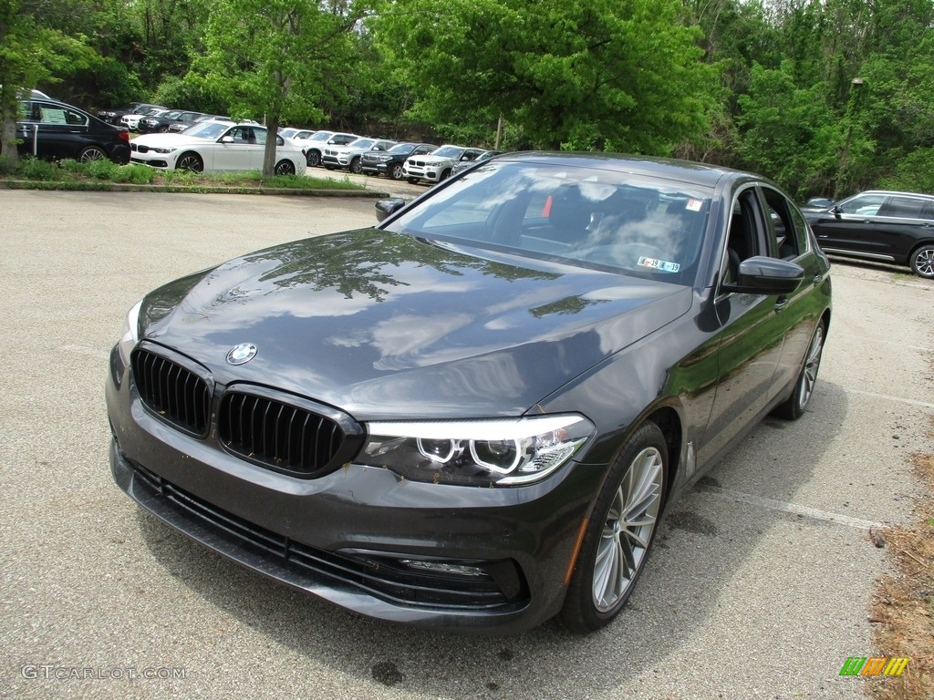2018 5 Series 540i xDrive Sedan - Dark Graphite Metallic / Black photo #7