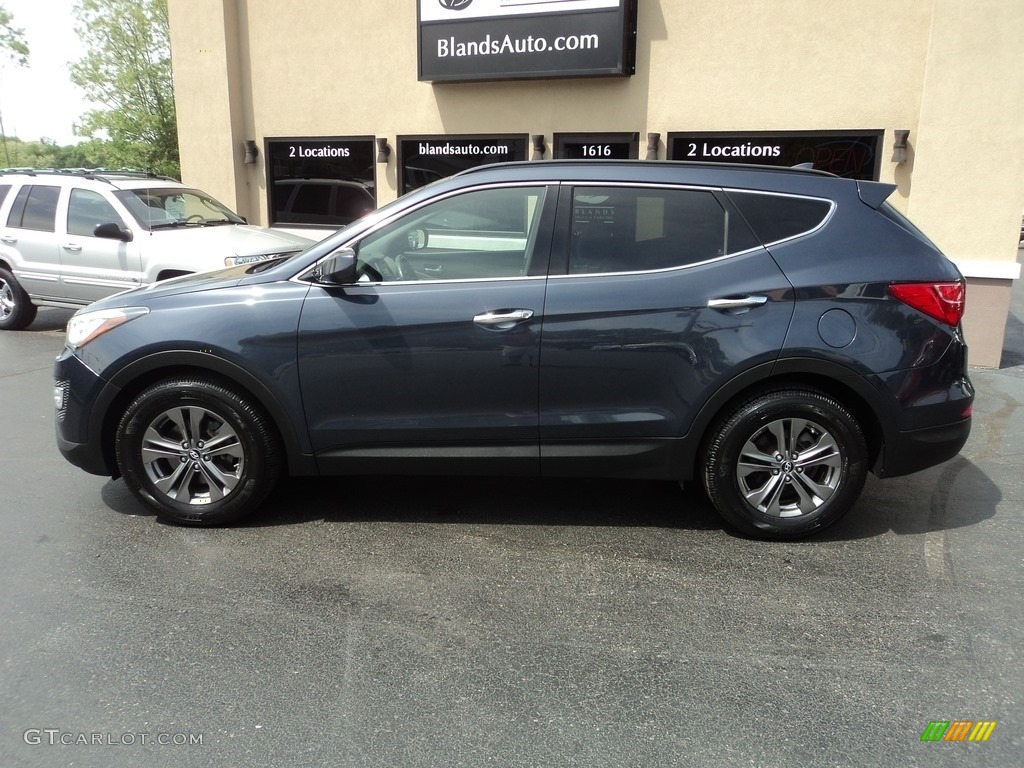 2013 Santa Fe Sport AWD - Marlin Blue / Gray photo #1