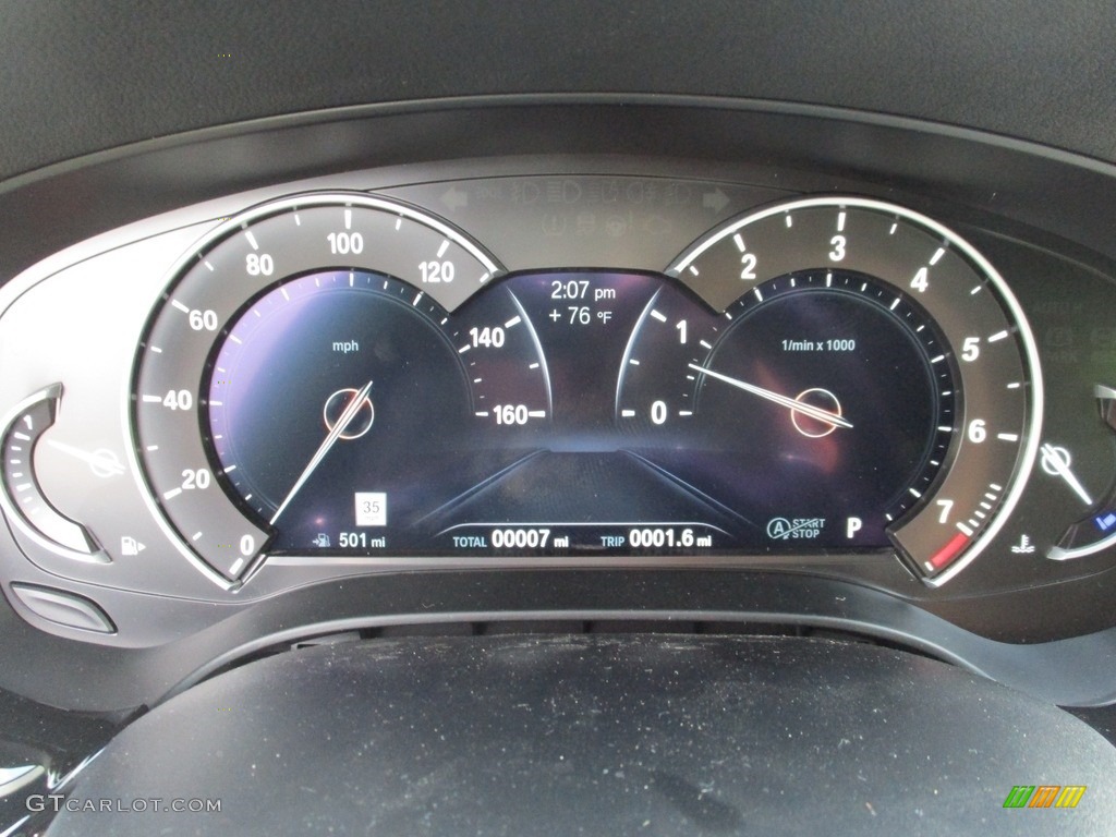 2018 5 Series 540i xDrive Sedan - Dark Graphite Metallic / Black photo #20