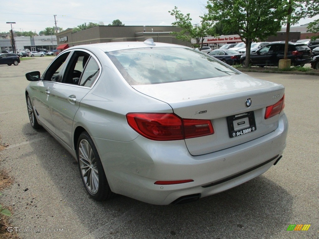 2018 5 Series 540i xDrive Sedan - Glacier Silver Metallic / Black photo #5