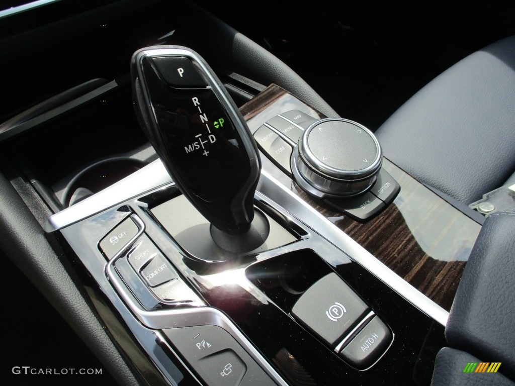 2018 5 Series 540i xDrive Sedan - Glacier Silver Metallic / Black photo #15
