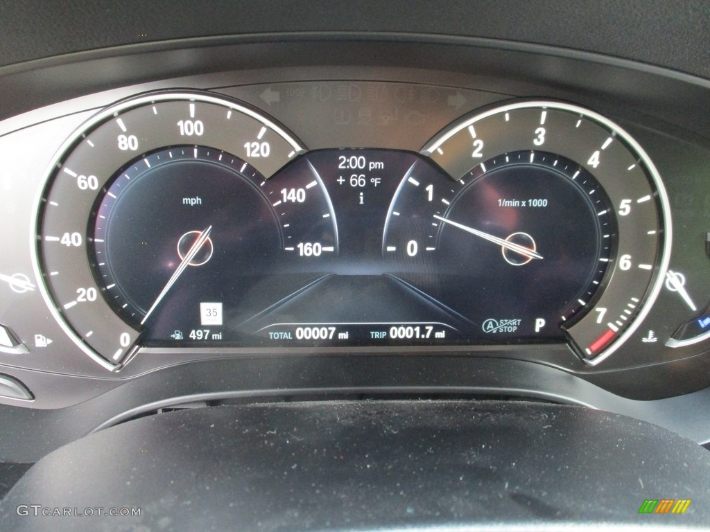 2018 5 Series 540i xDrive Sedan - Glacier Silver Metallic / Black photo #20