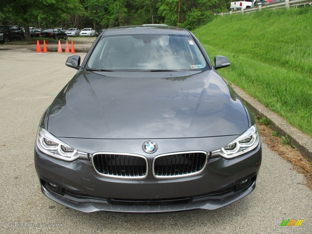 2018 3 Series 320i xDrive Sedan - Mineral Grey Metallic / Black photo #8