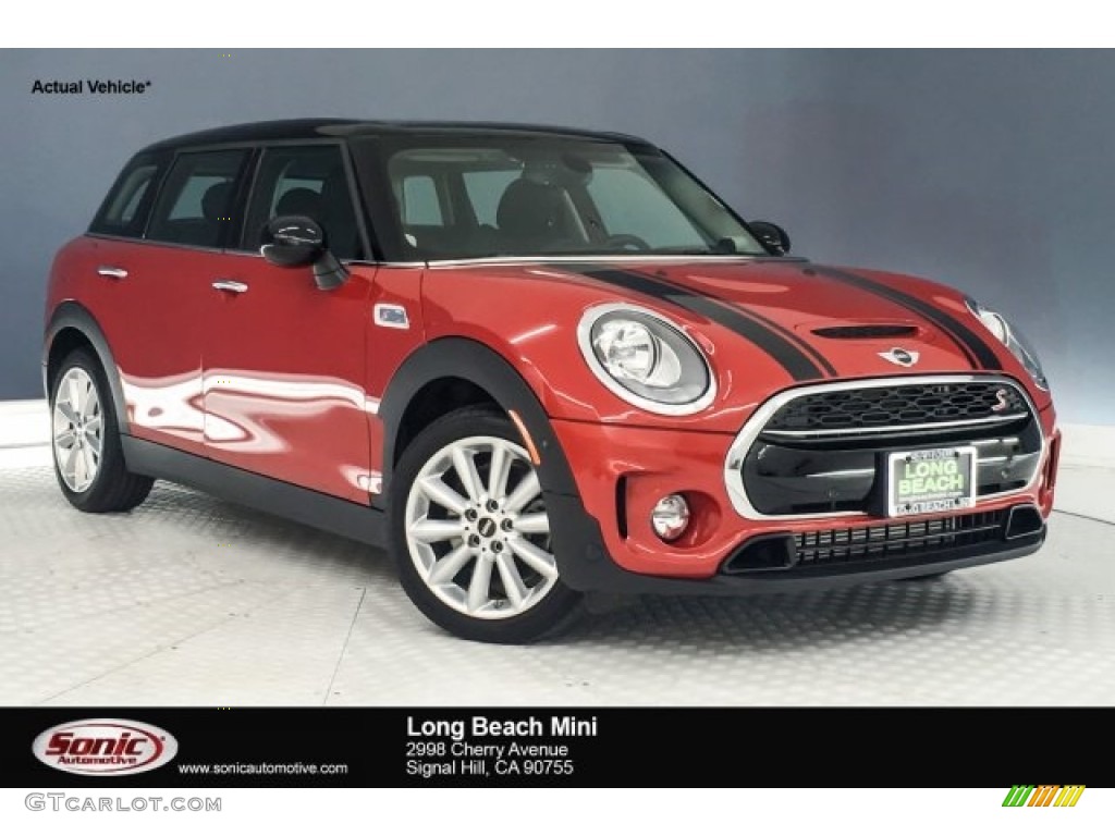 2018 Clubman Cooper S - Blazing Red Metallic / Carbon Black photo #1