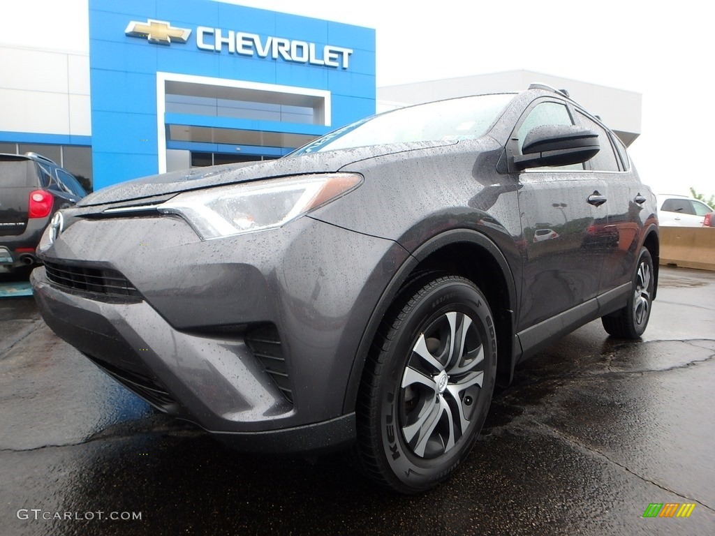 2016 RAV4 LE AWD - Magnetic Gray Metallic / Black photo #2