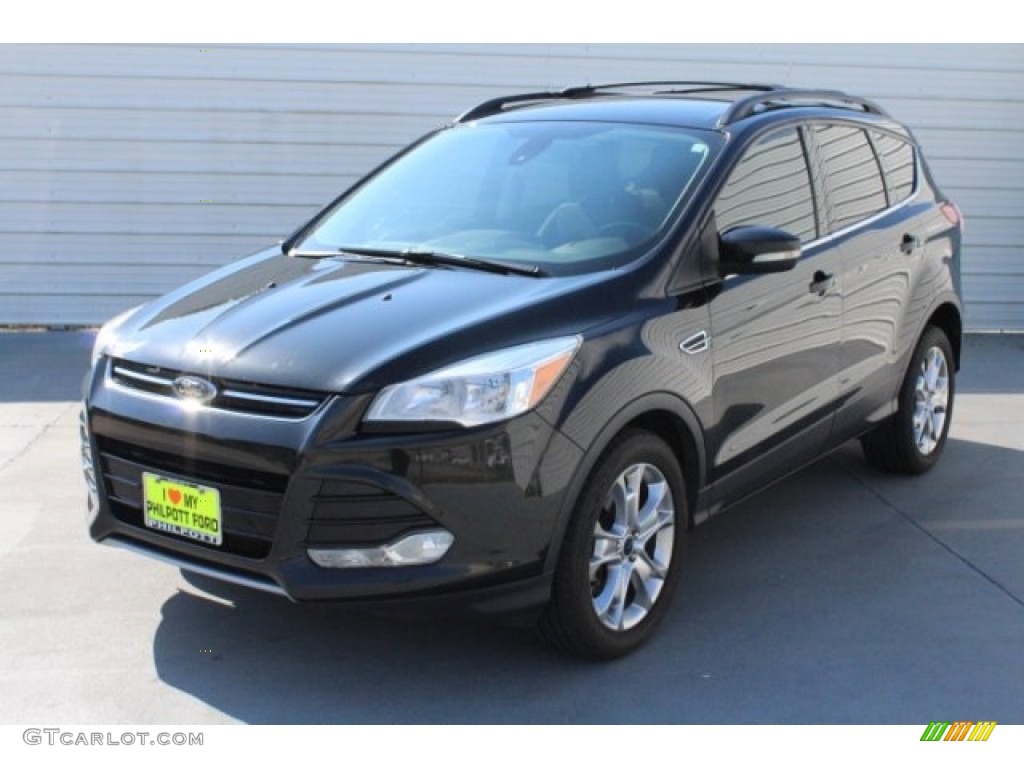 2013 Escape SEL 2.0L EcoBoost - Tuxedo Black Metallic / Charcoal Black photo #3