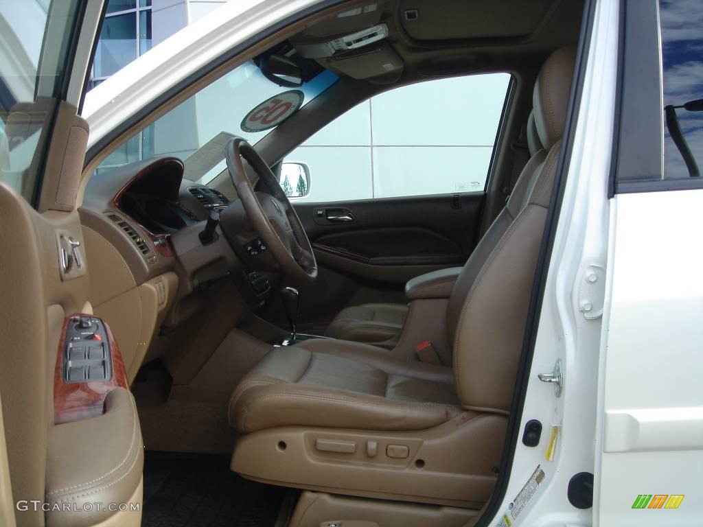 2005 MDX  - Taffeta White / Saddle photo #10