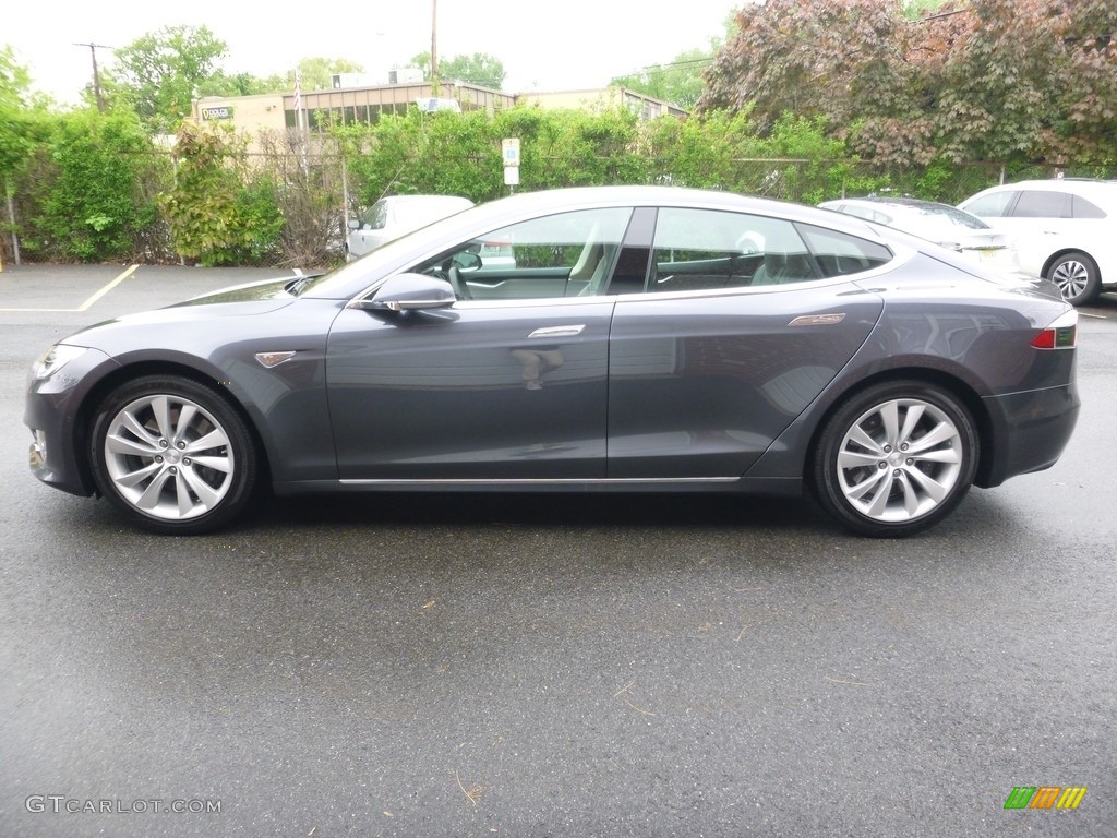 Titanium Metallic 2016 Tesla Model S 90D Exterior Photo #127244704