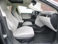2016 Tesla Model S Gray Interior Front Seat Photo