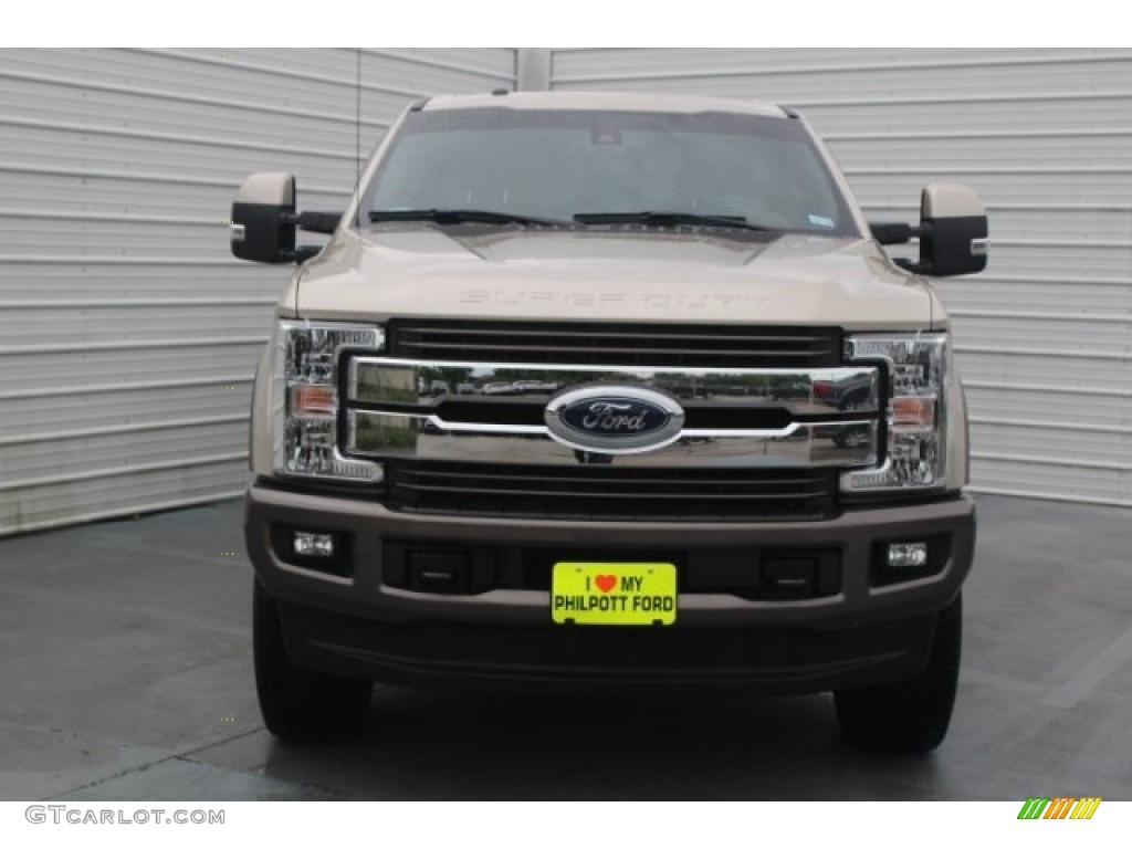 2017 F250 Super Duty King Ranch Crew Cab 4x4 - White Gold / King Ranch Mesa Antique Java photo #2