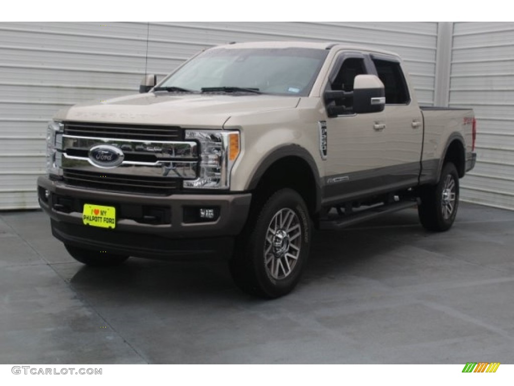 2017 F250 Super Duty King Ranch Crew Cab 4x4 - White Gold / King Ranch Mesa Antique Java photo #3