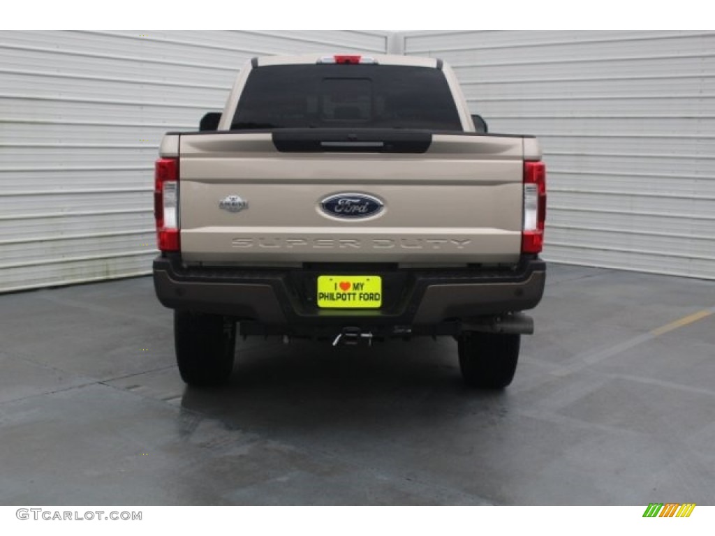 2017 F250 Super Duty King Ranch Crew Cab 4x4 - White Gold / King Ranch Mesa Antique Java photo #8