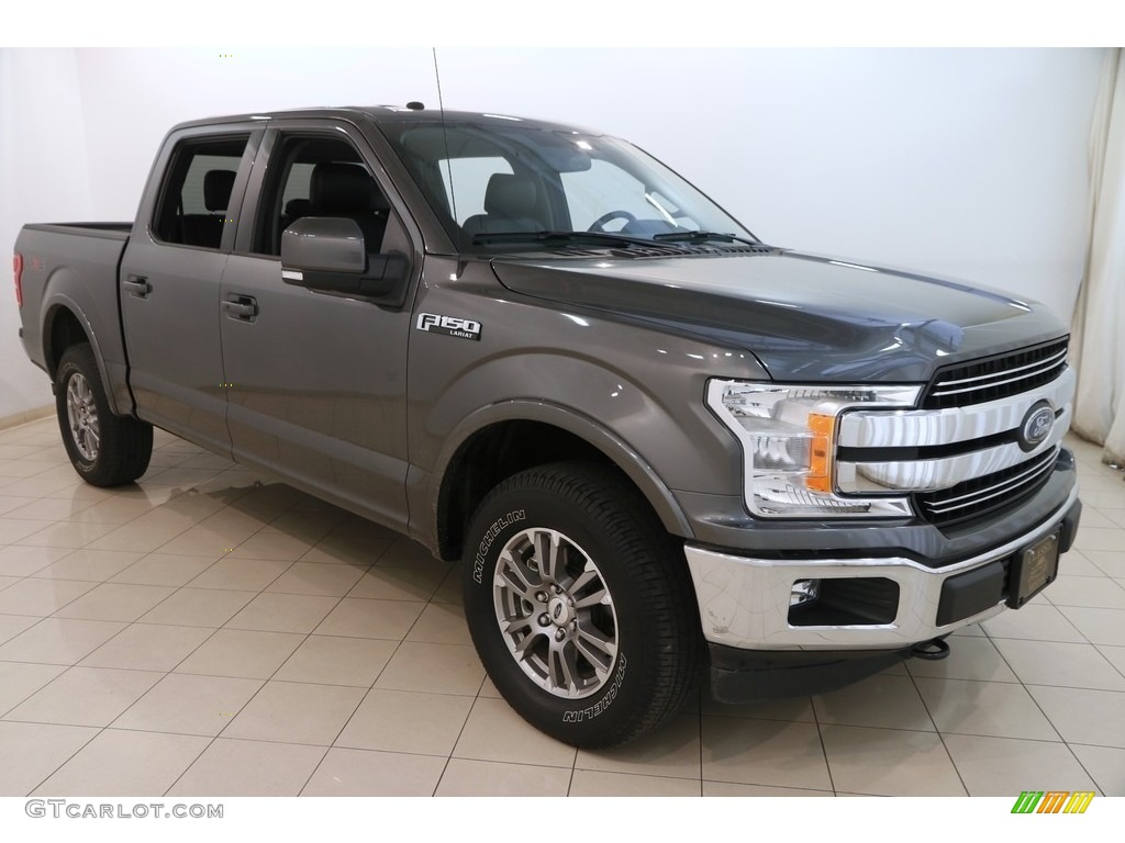 2018 F150 Lariat SuperCrew 4x4 - Magnetic / Earth Gray photo #1