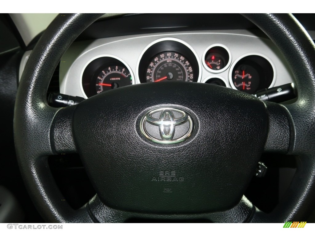 2008 Tundra SR5 Double Cab 4x4 - Slate Gray Metallic / Black photo #14