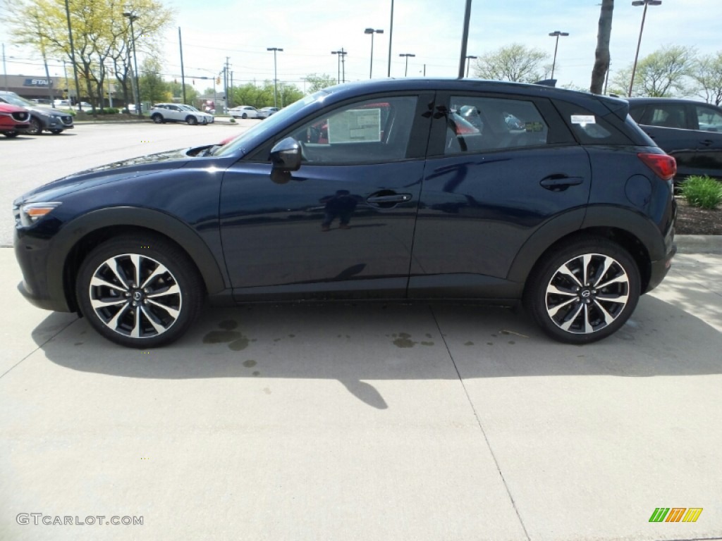 Deep Crystal Blue Mica 2019 Mazda CX-3 Touring AWD Exterior Photo #127247986